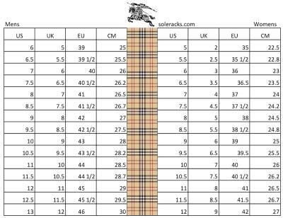 burberry size 6|Burberry size chart conversion.